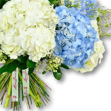 An-Najadah blomster- Elegant hortensia og voksblomst Blomsterarrangementer bukett