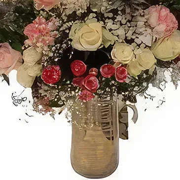 Ad Dilam blomster- Blandede blomster Blomsterarrangementer bukett