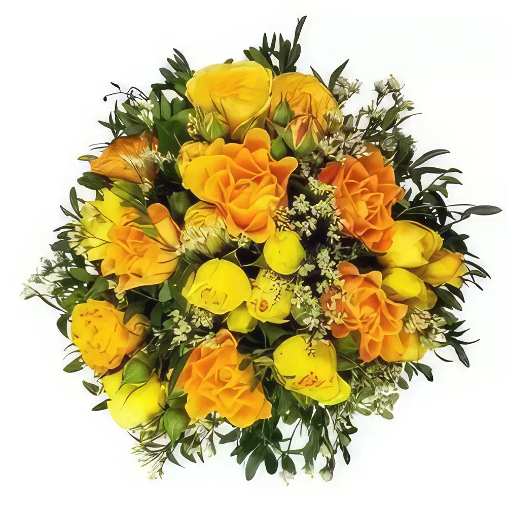 Лозана цветя- Слънчев огън Букет/договореност цвете