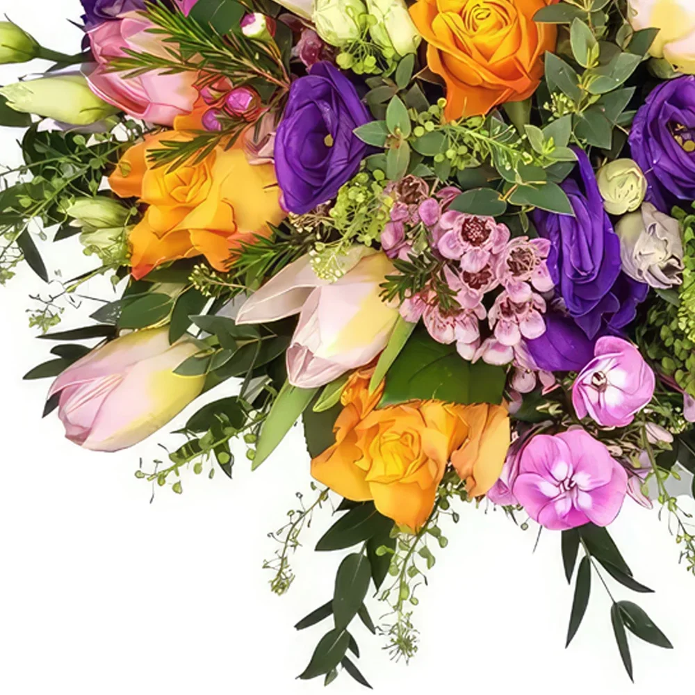 לוזאן פרחים- משחק צבעים זר פרחים/סידור פרחים