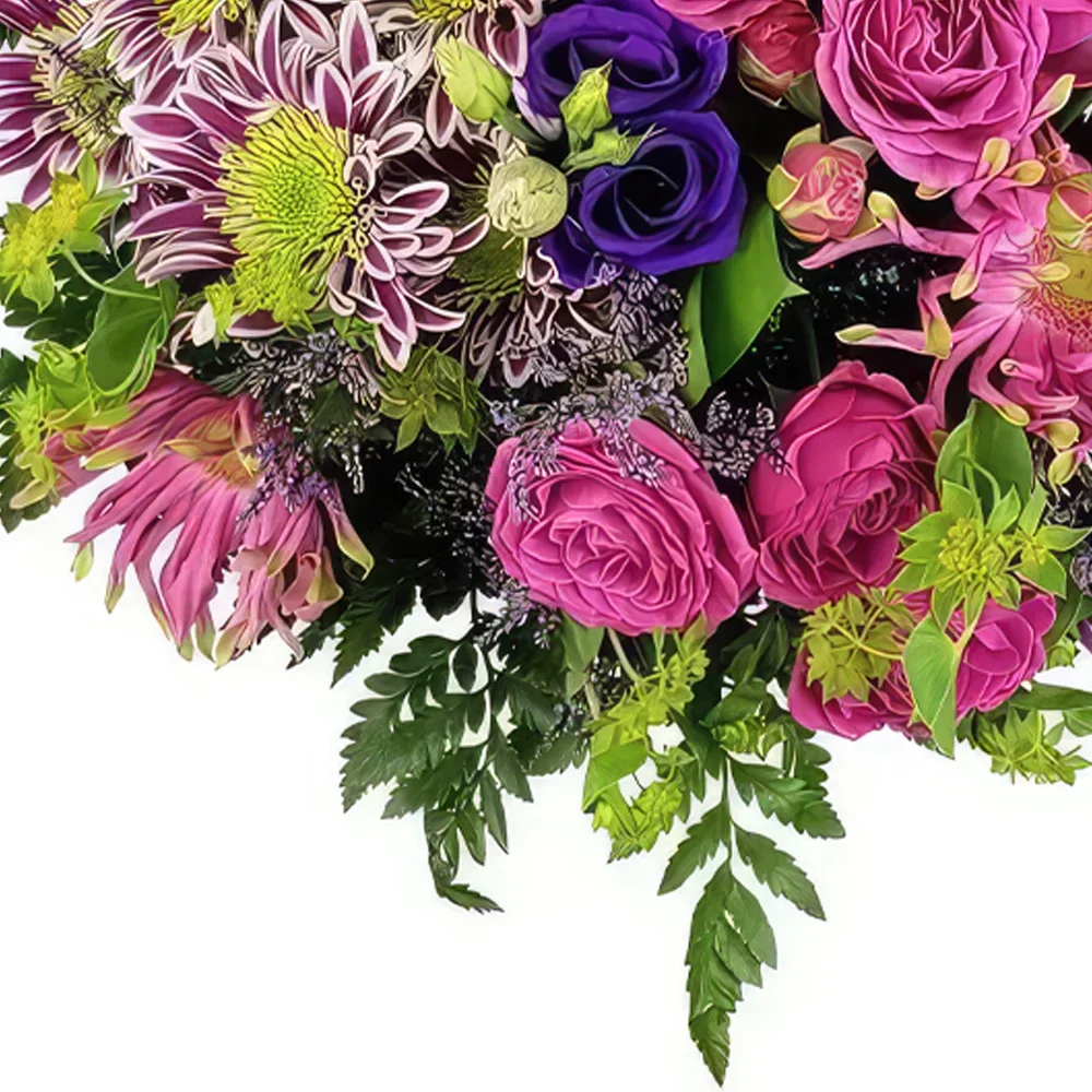 Liechtenstein Blumen Florist- Rosa Zebra Bouquet/Blumenschmuck