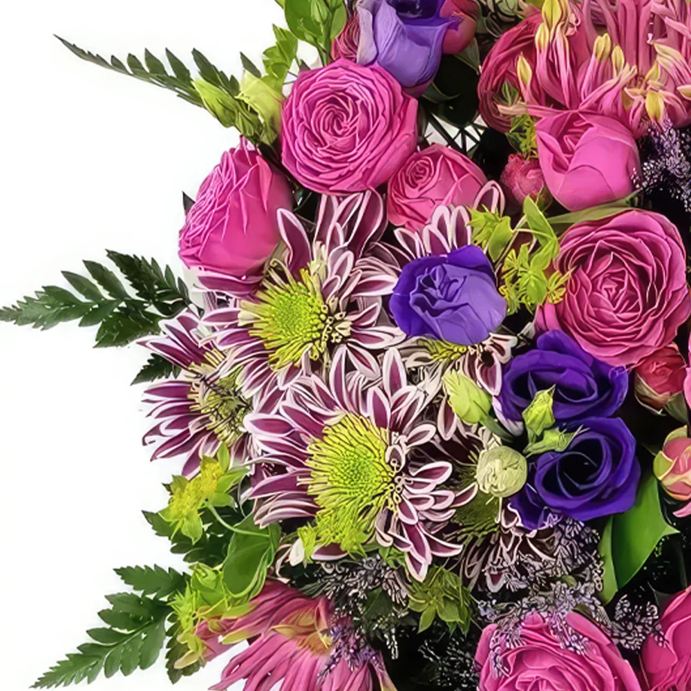 Vaduz Blumen Florist- Rosa Zebra Bouquet/Blumenschmuck