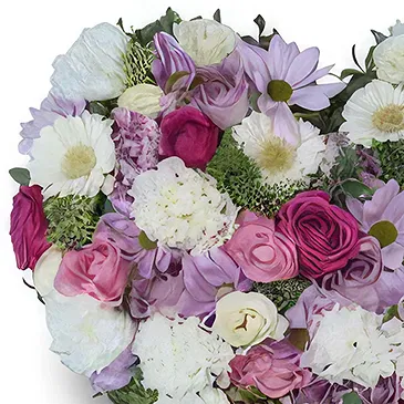 fiorista fiori di Schellenberg- Cuore pastello Bouquet floreale