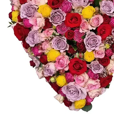 fiorista fiori di Schellenberg- Cuore colorato Bouquet floreale
