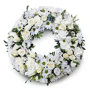 Schellenberg Fiorista online - Corona Bianca Mazzo