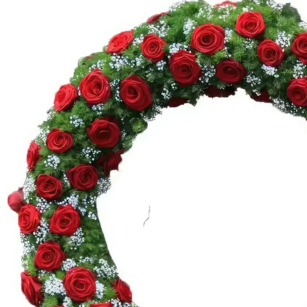 fleuriste fleurs de Bâle- Couronne rouge Bouquet/Arrangement floral