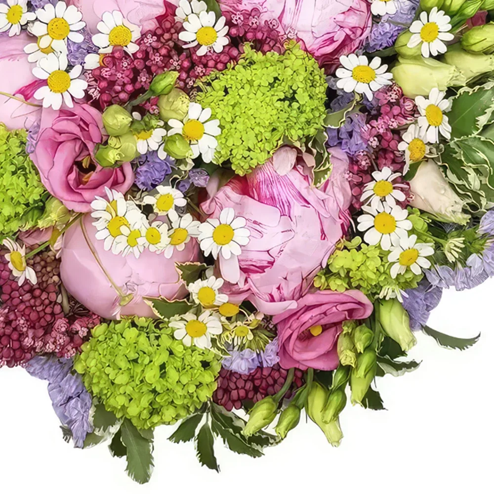 flores de Basileia- Aroma suave Bouquet/arranjo de flor