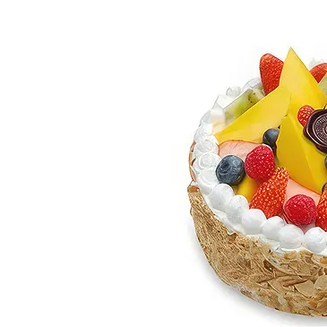 Bunut Payong kwiaty- Ciasto owocowe Bukiet ikiebana