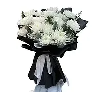 Qingdao online Florist - White Sympathy Bouquet