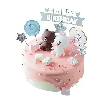 Tongjiang flowers  -  Cream Cute Cake Flower Delivery