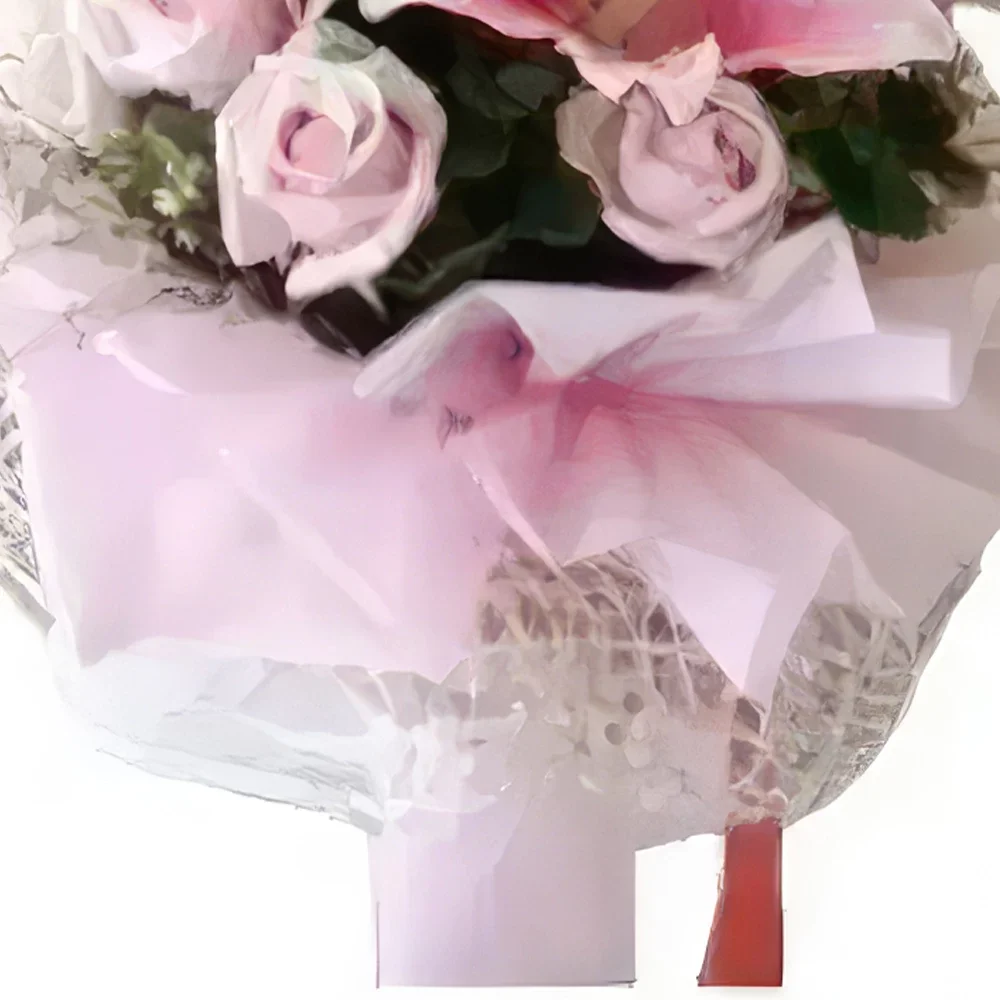 Phuket blomster- Pink Joyfulthought Blomst buket/Arrangement