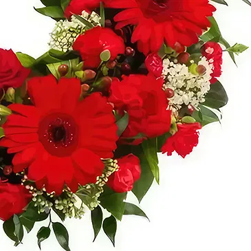 Sig () blommor- Rund form krans Bukett/blomsterarrangemang