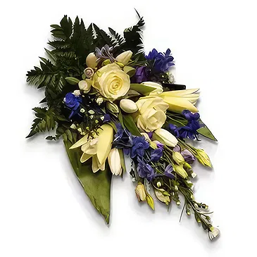 Sig () blommor- Multi Shade begravningsbukett Bukett/blomsterarrangemang