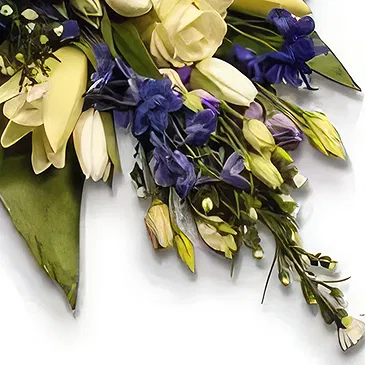 Sig () blommor- Multi Shade begravningsbukett Bukett/blomsterarrangemang
