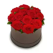 Flekkefjord Online Florist - Helt enkelt röd Bukett