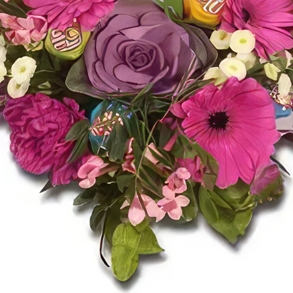 بائع زهور أوسلو- ابتهاج عميق باقة الزهور
