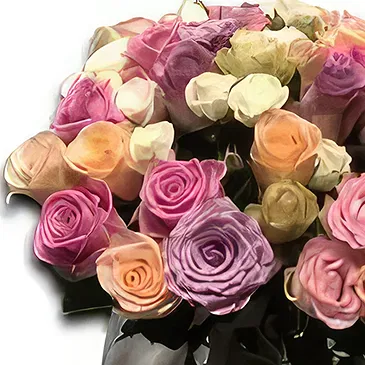 Yli blomster- Pastell perfeksjon Blomsterarrangementer bukett
