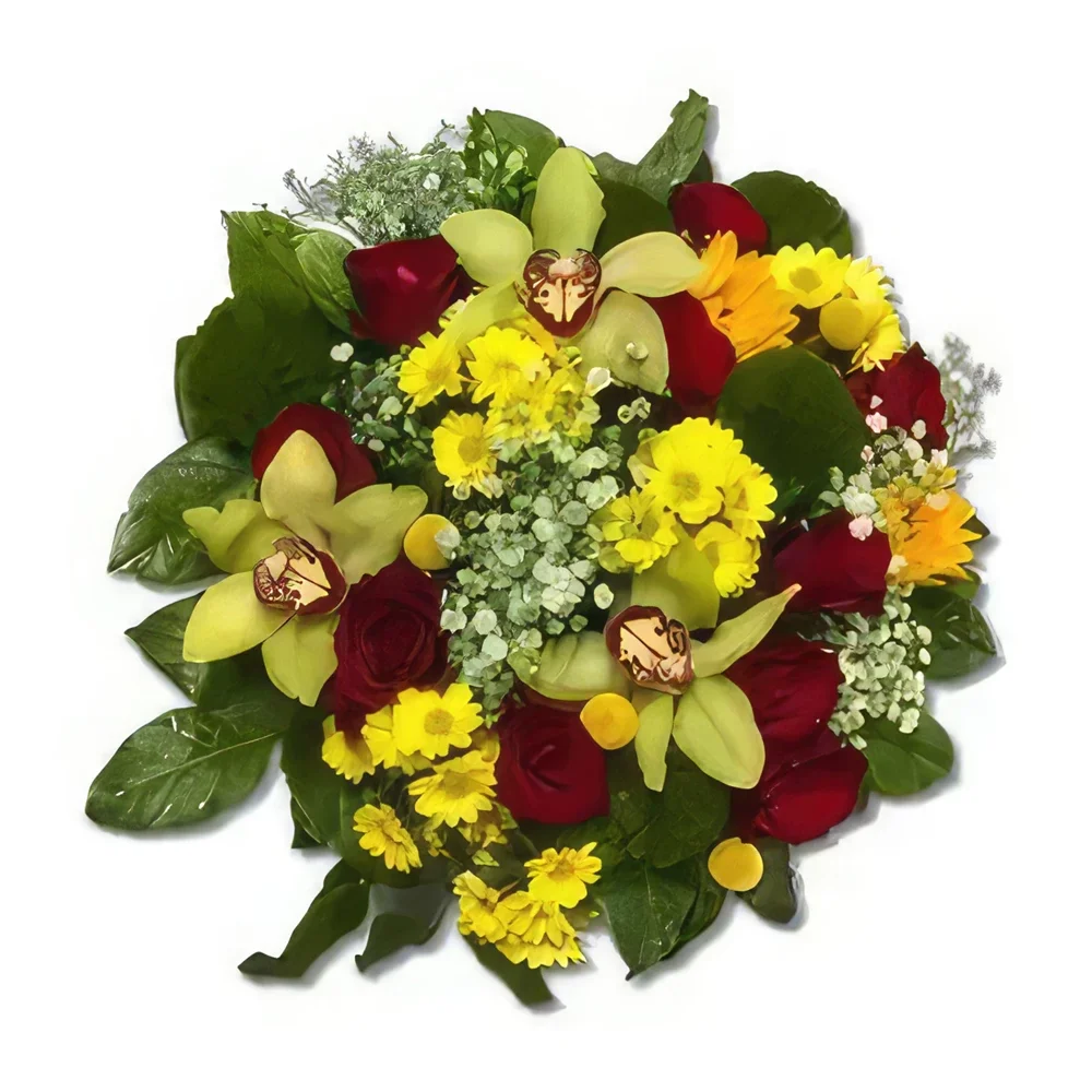 סטוונגר פרחים- צהוב רך זר פרחים/סידור פרחים
