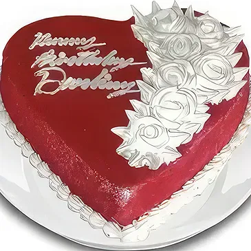 Italy flowers  -  Special  Wedlock Cake Flower Bouquet/Arrangement