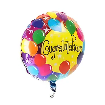 Bollullos de la Mitacion flowers  -  Congratulations Balloon Flower Bouquet/Arrangement