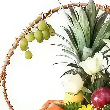 Terre Rouge flowers  -  Fruit Case Flower Bouquet/Arrangement