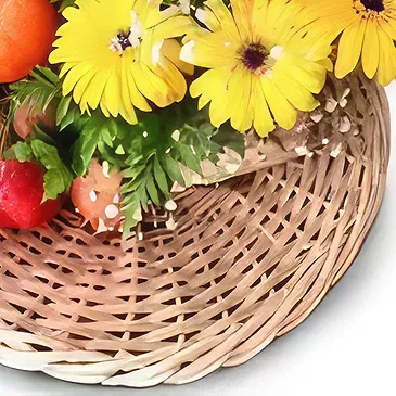 Terre Rouge flowers  -  Fruit Case Flower Bouquet/Arrangement
