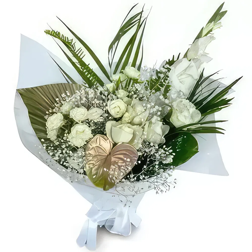 Mauritius flowers  -  Doleful Funeral Bouquet