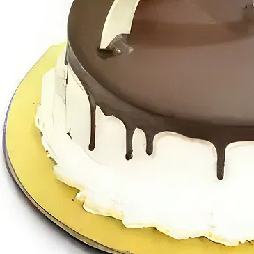 El Balyana flowers  -  Round Shaped Vanilla chocolate Cake Flower Bouquet/Arrangement