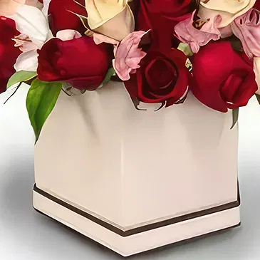 Bonilla flowers  -  Red romance Flower Bouquet/Arrangement