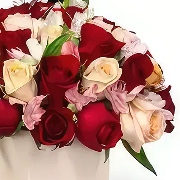 Bonilla flowers  -  Red romance Flower Bouquet/Arrangement
