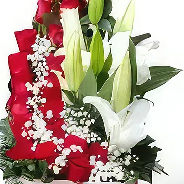 Intibucá blomster- Dramatisk blanding Blomsterarrangementer bukett