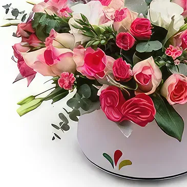 flores Tierra Santa floristeria -  Rosa Fusión Ramo de flores/arreglo floral