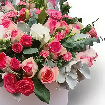 flores Tierra Santa floristeria -  Rosa Fusión Ramo de flores/arreglo floral