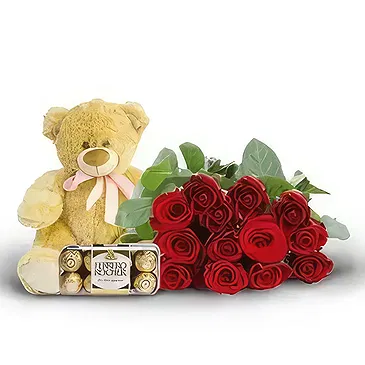Sofia flowers  -  The Adorable Bear Flower Bouquet/Arrangement