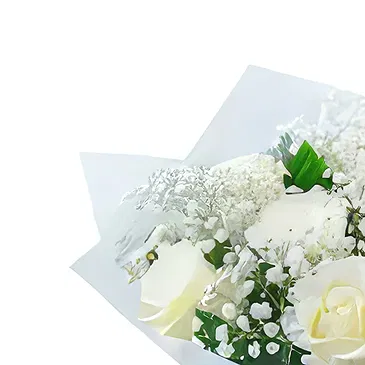 Bogdanica Blumen Florist- Weißes Thema Bouquet/Blumenschmuck