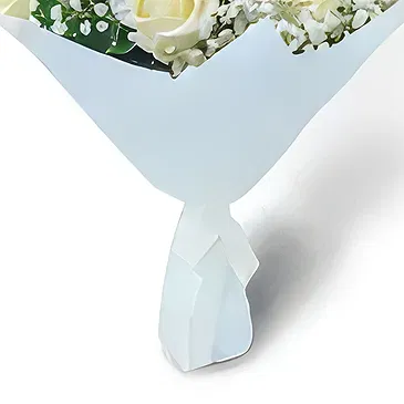 Bogdanica Blumen Florist- Weißes Thema Bouquet/Blumenschmuck
