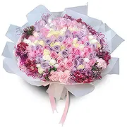 Bonilla online Florist - Simply Pink Bouquet