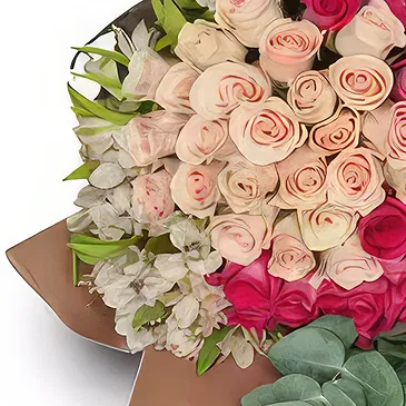 flores San Juan Pueblo floristeria -  rosa brillo Ramo de flores/arreglo floral