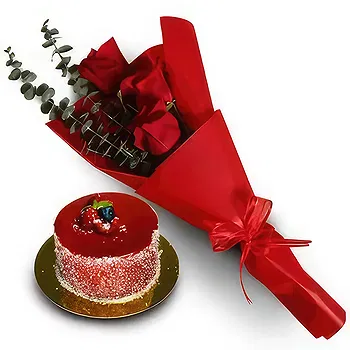 Buangkok flowers  -  Romantic Red Flower Delivery