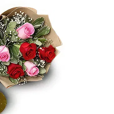 Bayfront Subzone flowers  -  Amorous Combination Flower Bouquet/Arrangement