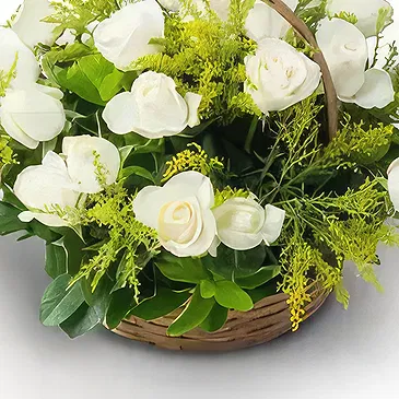 Brazil flowers  -  Cool white Flower Bouquet/Arrangement