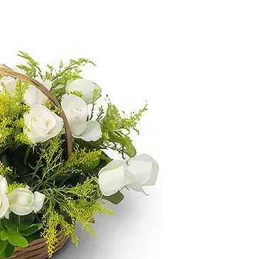 Brazil flowers  -  Cool white Flower Bouquet/Arrangement