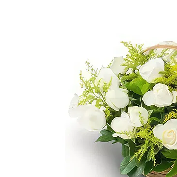 Brazil flowers  -  Cool white Flower Bouquet/Arrangement