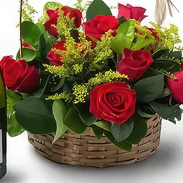 Brazil flowers  -  Rose Delight Flower Bouquet/Arrangement