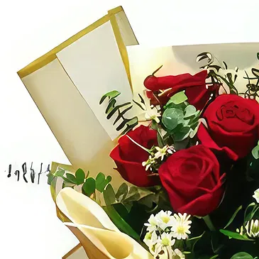 Buangkok flowers  -  Red Roses Bouquet Flower Bouquet/Arrangement