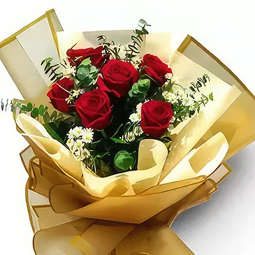 Buangkok flowers  -  Red Roses Bouquet Flower Bouquet/Arrangement