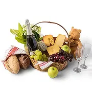 Brazil online Florist - Luxury Food Basket Bouquet