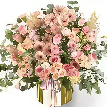 Buangkok flowers  -  Delightful Pink Flower Bouquet/Arrangement