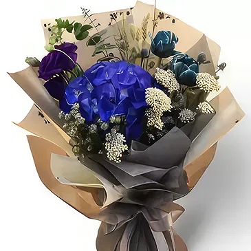 Buangkok flowers  -  Magical Shades Flower Bouquet/Arrangement