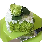 Abucay Floristeria online - Puesto de pasteles Ramo de flores